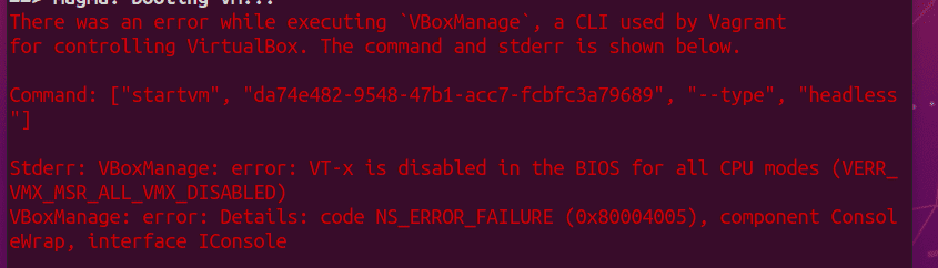 virtualization disabled